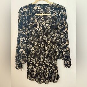 Vintage INC v-veck boho tunic💝
